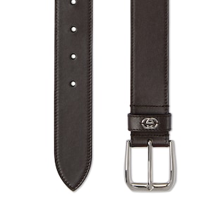 Belt with Interlocking G detail