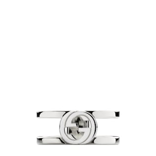 Gucci Interlocking wide ring