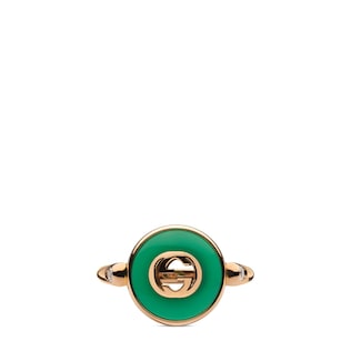 Gucci Interlocking 18k ring