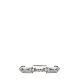 Gucci Link to Love系列钻石戒指