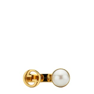 Bague Gucci Blondie avec perle en résine