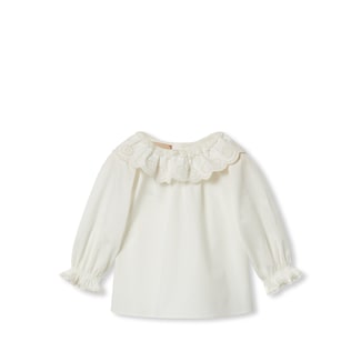 Babybluse aus Baumwoll-Piqué