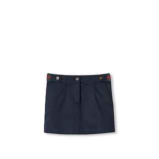 Children's cotton gabardine skirt