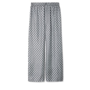 GG silk twill pants
