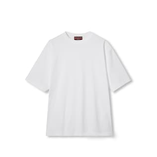 エンブロイダリー付き コットンジャージー Tシャツ