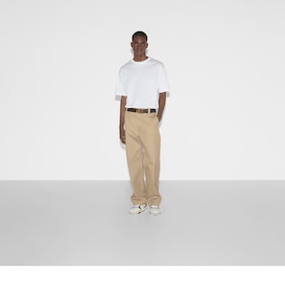 Cotton jersey T-shirt with embroidery