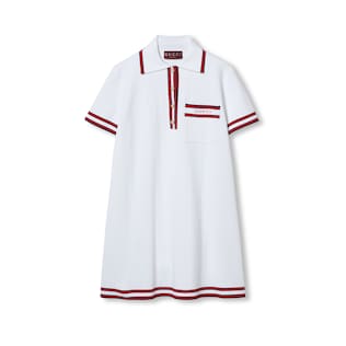 Polo dress with Web trim
