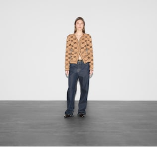 GG wool bouclé jacquard cardigan