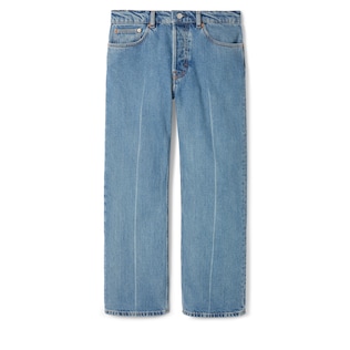 Low waist cropped denim pant