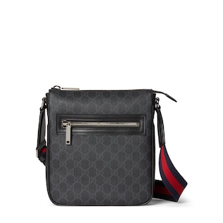 GG Black small messenger bag
