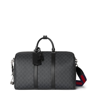 GG Black medium duffle bag