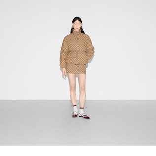 GG canvas bomber jacket