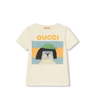 キム・スンヨン プリント コットン Tシャツ
