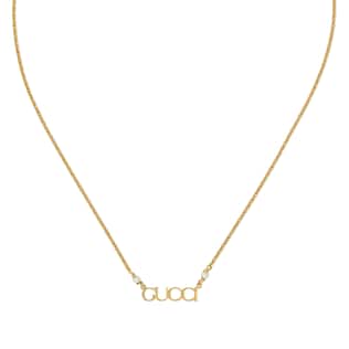 'GUCCI' letter necklace