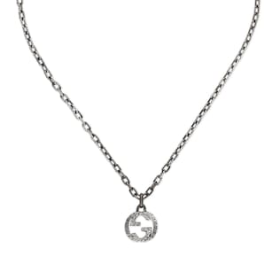 Collier à pendentif Gucci Interlocking