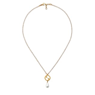 Gucci Blondie crystal necklace
