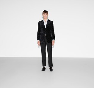 GG velvet jacket