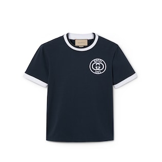 T-shirt en jersey de coton avec broderie