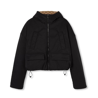Blouson aviateur réversible en polyester