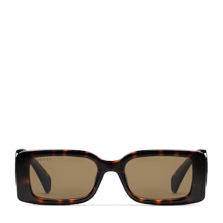 Rectangular frame sunglasses