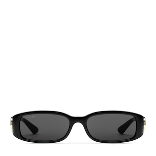 Rectangular frame sunglasses
