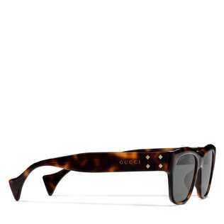 Rectangular frame sunglasses