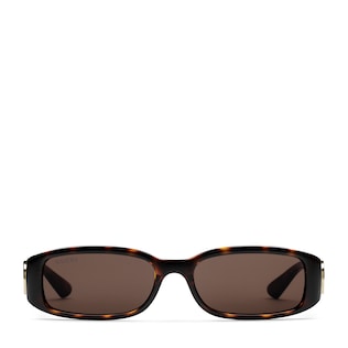 Rectangular frame sunglasses