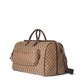 GG canvas large duffle bag