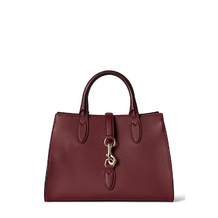 Medium tote bag with hook closure