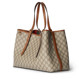 GG Emblem large tote bag