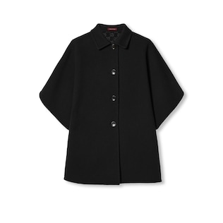 Reversible GG silk wool coat