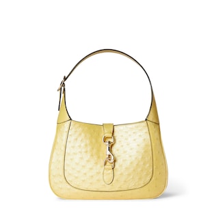 Gucci Jackie ostrich medium bag