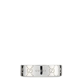 Bague large GG Gucci signature