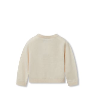 Baby embroidered wool cardigan