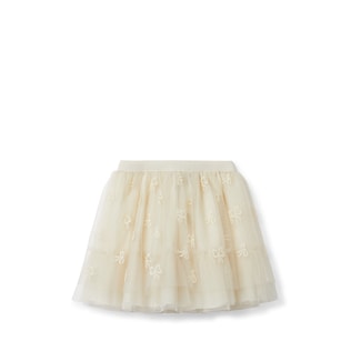 Baby embroidered tulle skirt