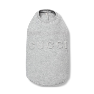 Embossed cotton pet sweatshirt