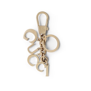Gucci script keychain