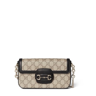 Borsa a spalla Gucci Horsebit 1955 Soft misura piccola