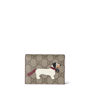 GG Mini-Brieftasche mit Hundedetail