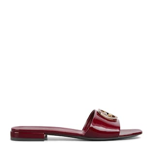 Women's Round Interlocking G sandal