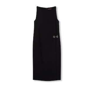 Heavy viscose sable Horsebit dress