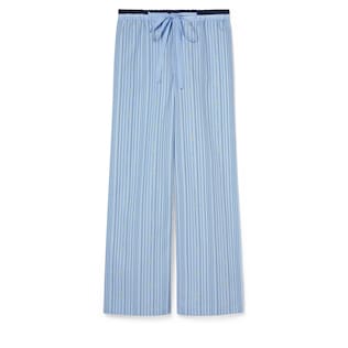 Hose aus Baumwollpopeline mit Print