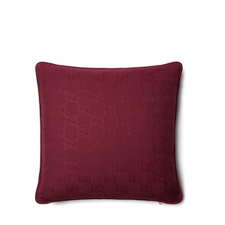 Coussin en viscose GG