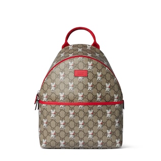 Children's printed GG backpack