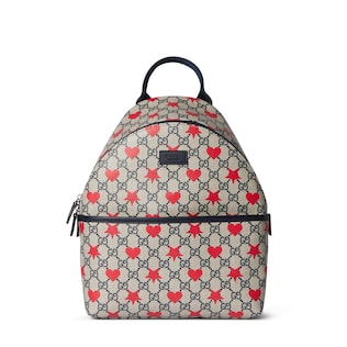 Children's printed GG backpack