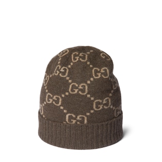 Mütze aus GG Kaschmirjacquard