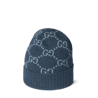 Cappello in jacquard di cashmere GG