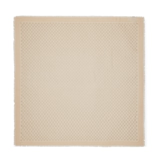 Laminated GG wool shawl