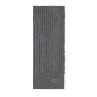 Knit wool scarf