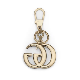 Crystal Double G keychain